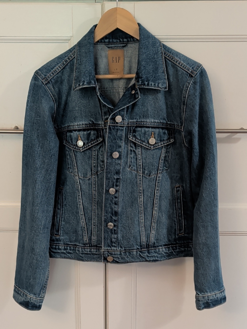 GAP Blue Denim Jacket Size L